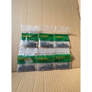 Cabela's Black Barrel Snap Swivels Size‎ 5 Fishing Tackle 12 Pieces New